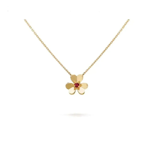 [：Polaidi Jewelry]FRIVOLE GOLD FLOWER NECKLACE