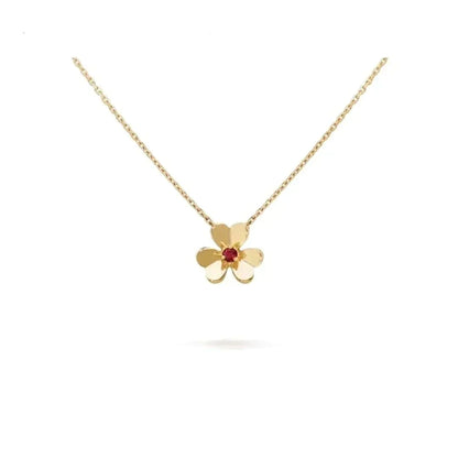 [Polaidi Jewelry]FRIVOLE GOLD FLOWER NECKLACE