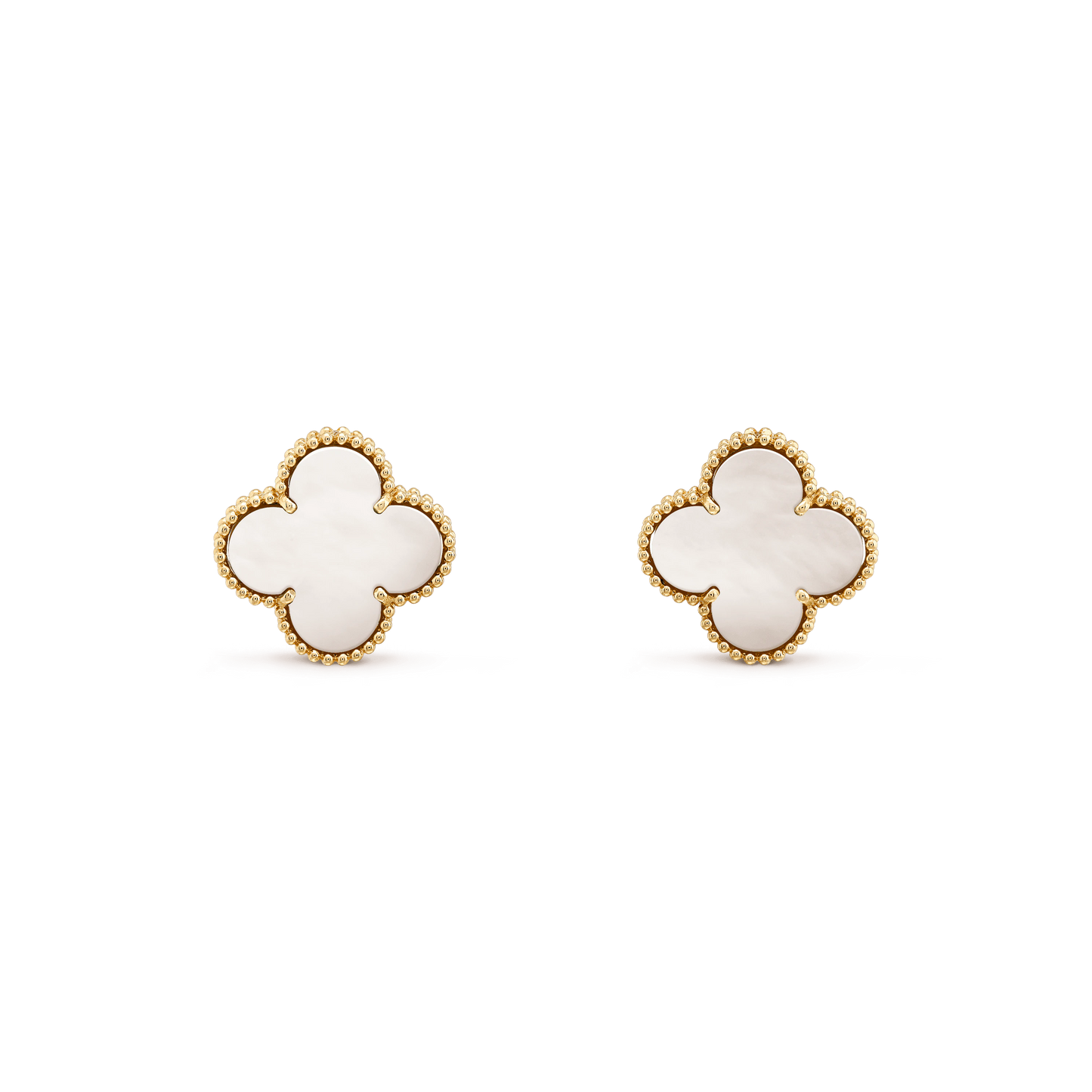 [：Polaidi Jewelry]CLOVER MINI GOLD EARRINGS