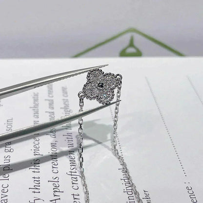 [：Polaidi Jewelry]CLOVER  SINGLE FLOWER BRACELET SILVER