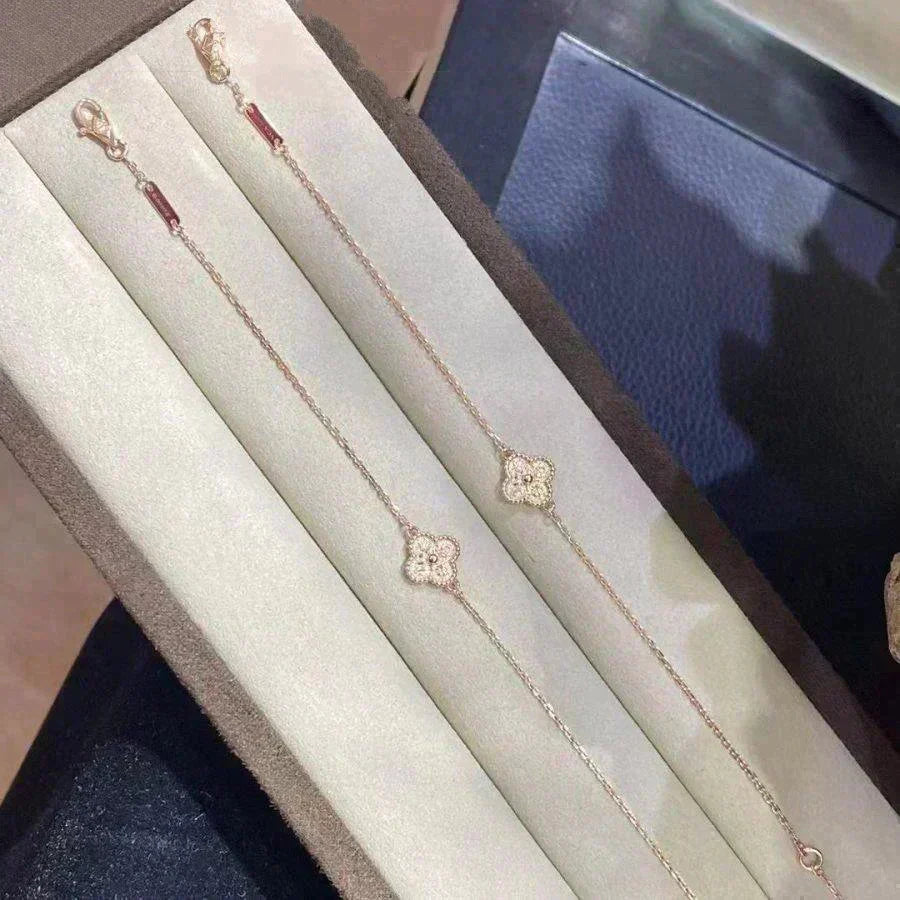 [：Polaidi Jewelry]クローバーシングルブレスレット