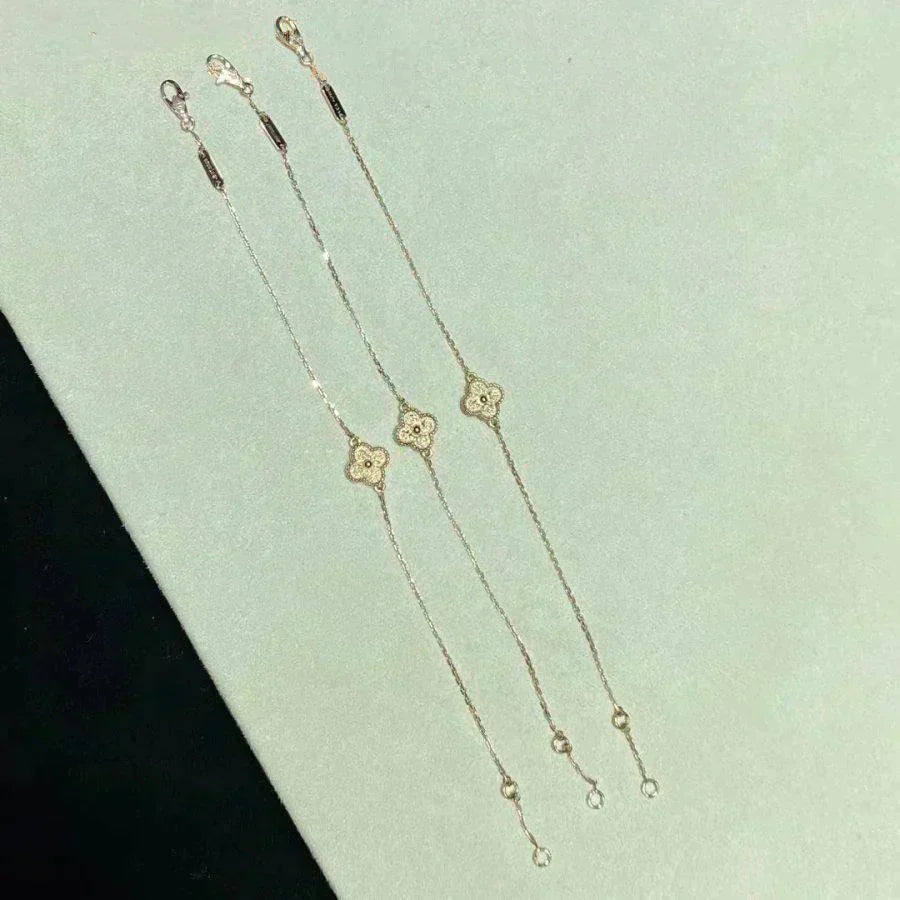 [：Polaidi Jewelry]クローバーシングルブレスレット