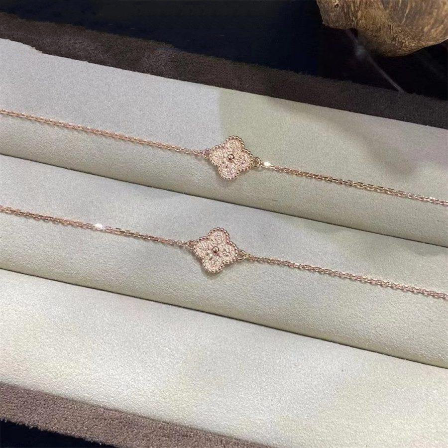 [：Polaidi Jewelry]クローバーシングルブレスレット