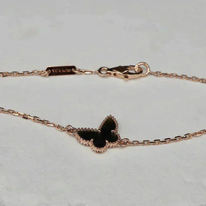 [:Polaidi Jewelry]BUTTERFLY ONYX　バタフライブレスレット