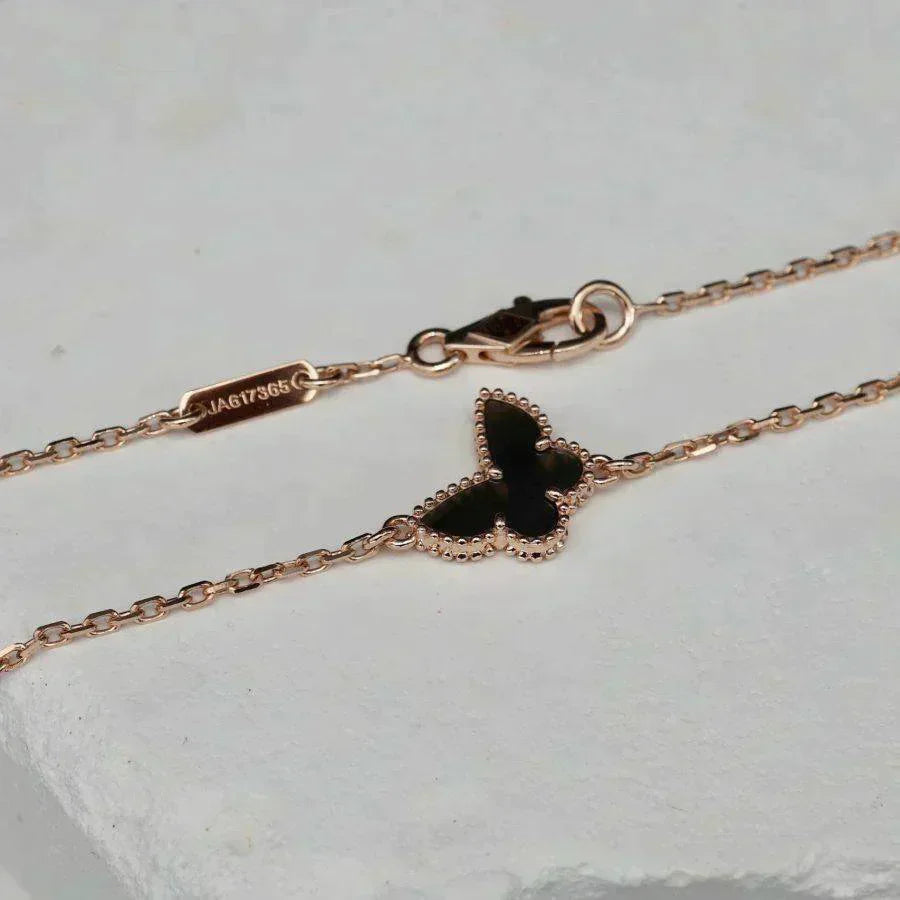 [:Polaidi Jewelry]BUTTERFLY ONYX　バタフライブレスレット