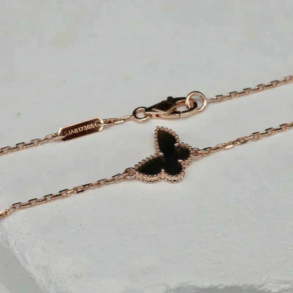 [:Polaidi Jewelry]BUTTERFLY ONYX　バタフライブレスレット