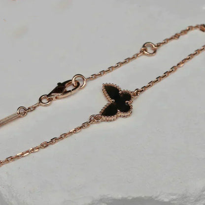 [:Polaidi Jewelry]BUTTERFLY ONYX　バタフライブレスレット