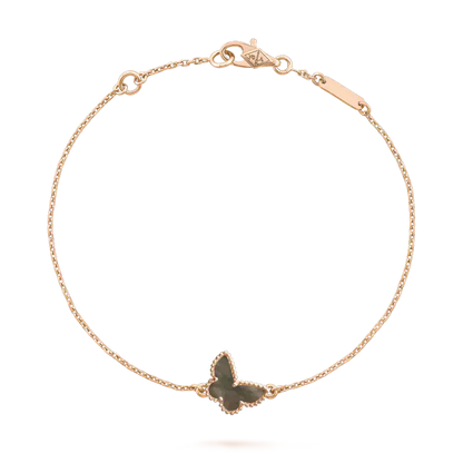 [:Polaidi Jewelry]BUTTERFLY ONYX　バタフライブレスレット