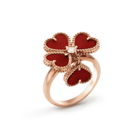 [Polaidi Jewelry ]SWEET CLOVER CARNELIAN RING