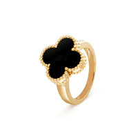 [Polaidi Jewelry ]CLOVER ONYX RING