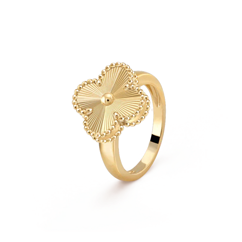 [Polaidi Jewelry]CLOVER GOLD RING