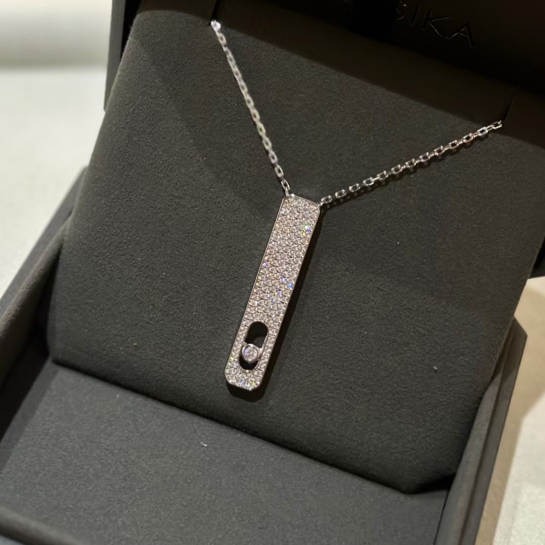 [Polaidi Jewelry]MY FIRST DIAMOND PAVED NECKLACE