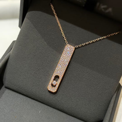[Polaidi Jewelry]MY FIRST DIAMOND PAVED NECKLACE