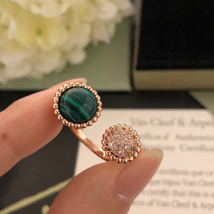 [：Polaidi Jewelry]PERLEE COULEURS DIAMOND ROSE GOLD BETWEEN THE FINGER RING