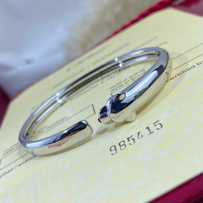 [：Polaidi Jewelry]PANTHERE SILVER OPEN BRACELET