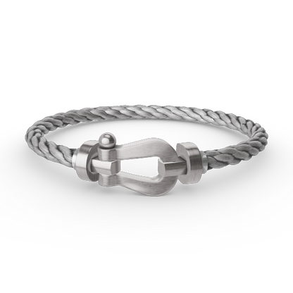 [Polaidi Jewelry]FORCE LARGE HORSESHOE NO DIAMOND BRACELET SILVER