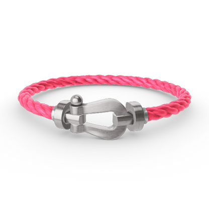 [Polaidi Jewelry]FORCE LARGE HORSESHOE NO DIAMOND BRACELET SILVER
