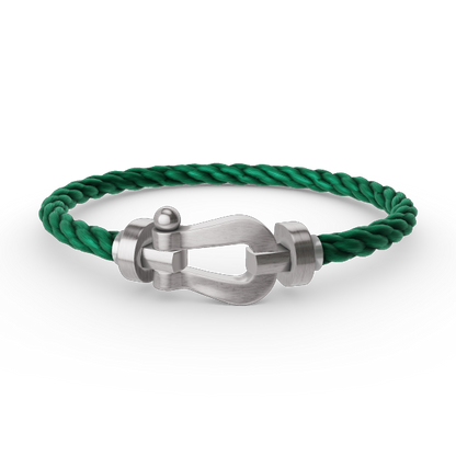 [Polaidi Jewelry]FORCE LARGE HORSESHOE NO DIAMOND BRACELET SILVER