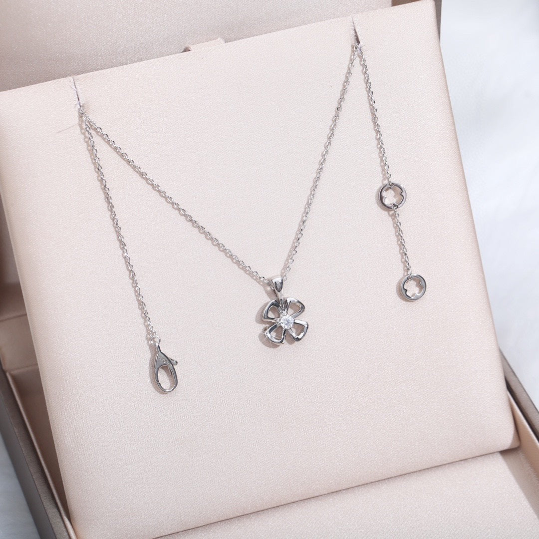 [Polaidi Jewelry]FIOREVER NECKLACE DIAMOND CENTER