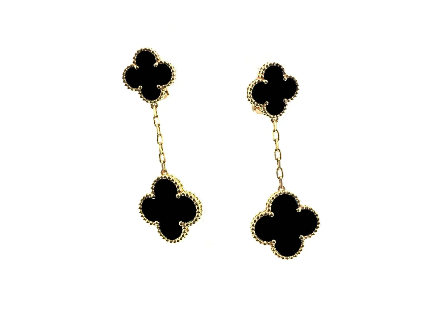 [：Polaidi Jewelry]クローバー 2モチーフ ピアス（複数選択可）