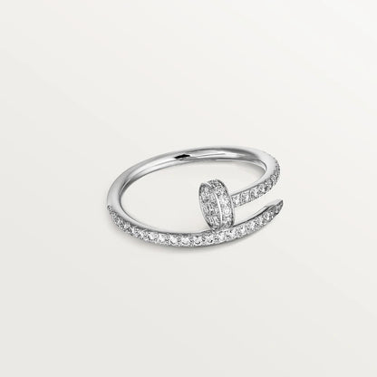 [：Polaidi Jewelry]JUSTE RING 1.8MM SILVER DIAMONDS