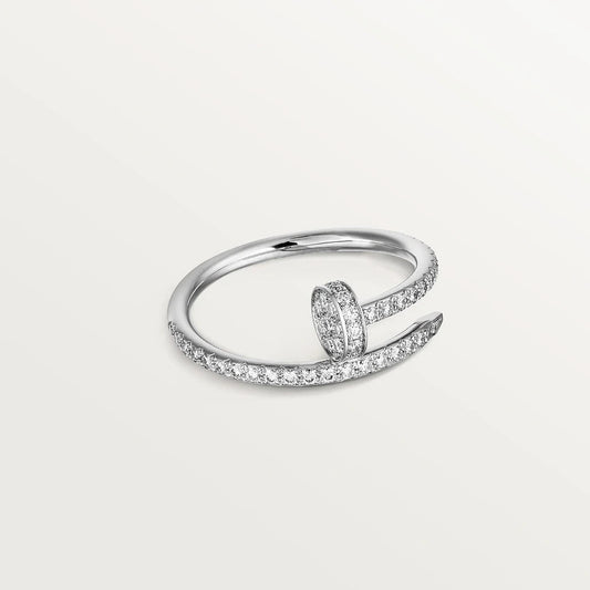 [：Polaidi Jewelry]JUSTE RING 1.8MM SILVER DIAMONDS